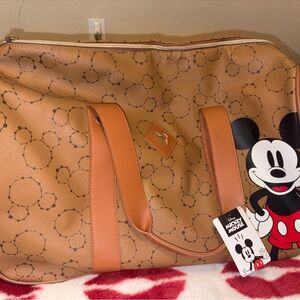 Bioworld Disney Mickey Mouse Rolling Duffle Bag